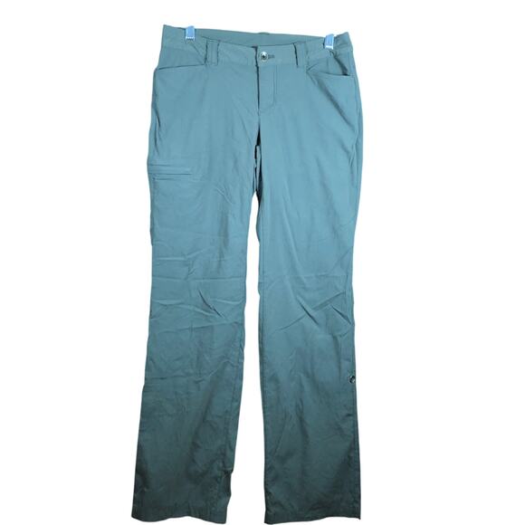 Eddie Bauer Womens Pants Gray Tech Travex Adjustable Legs Hiking Stretch 0 - Picture 1 of 11